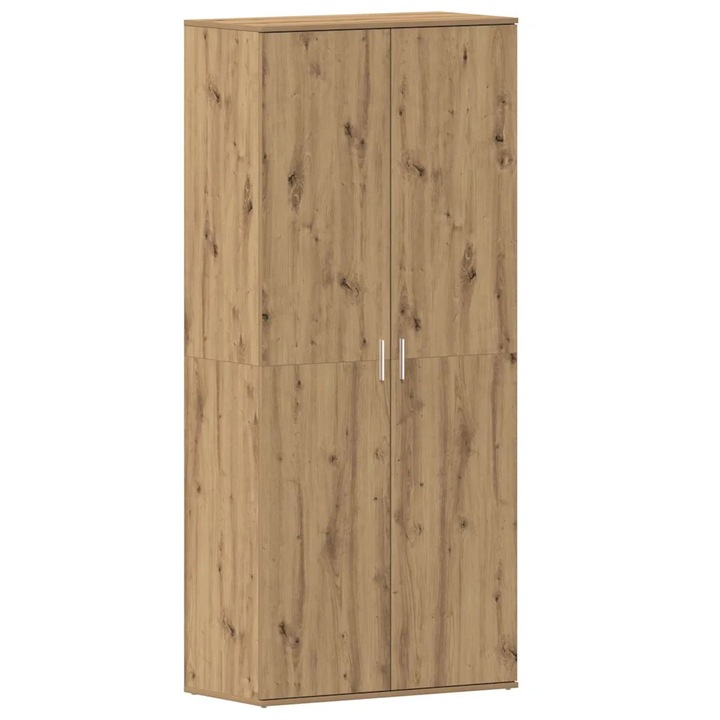 vidaXL Cipőszekrény polcokkal Artisan tölgy 80 x 39 x 178 cm Faanyag 3333874