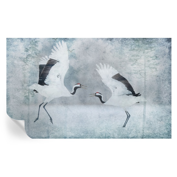 Tapet Autodeziv De Perete, Tulup, Macarale armonioase, Alb, 416 x 254 cm, Decorativ, Usor De Montat Si Rezistent, 010170060070000284927