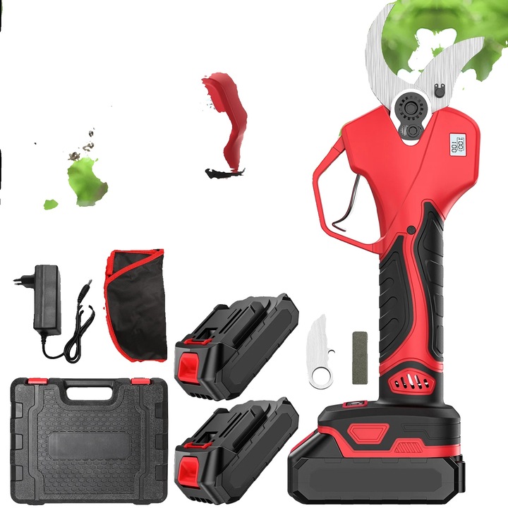 Foarfeci de gradinarit, 1000W, taiere fara fir, 5cm, doua electrice