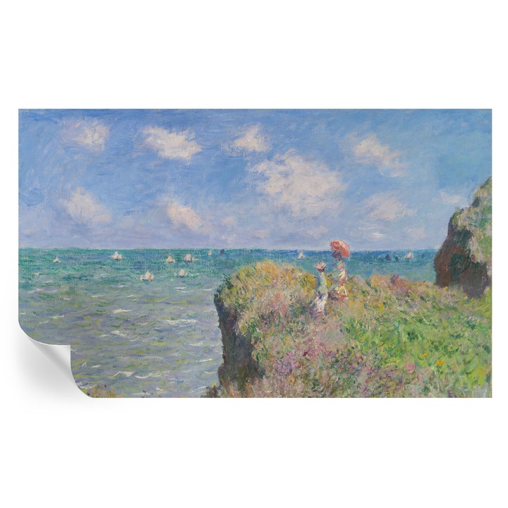 Tapet Textil Autocolant, Tulup, Peisaj linistit, Albastru, 416 x 254 cm, Decorativ, Usor De Instalat, 010170060070000285610