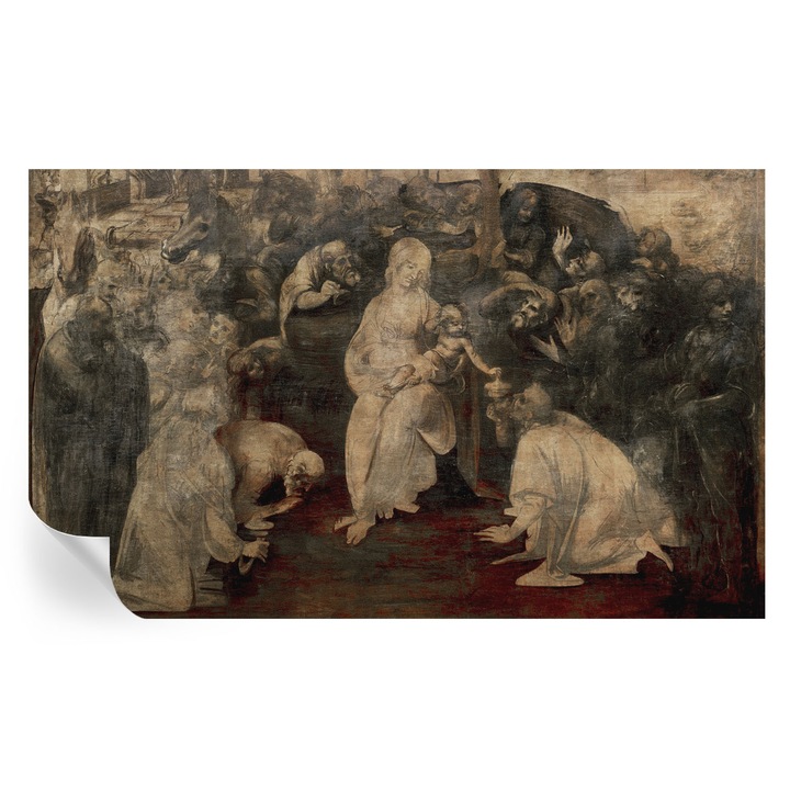 Tapet Autodeziv De Perete, Tulup, Intalnire spirituala, Maro, 416 x 254 cm, Decorativ, Lavabil, 010170060070000285647