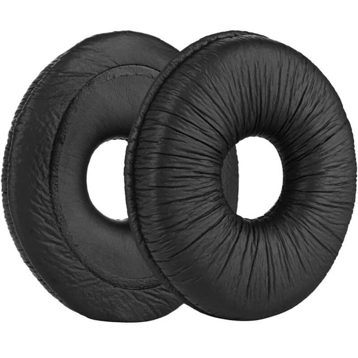 Set 2 bureti Edman pentru casti Panasonic Technics RP-DJ1200, RP-DJ1205, RP-DJ1210, Negru