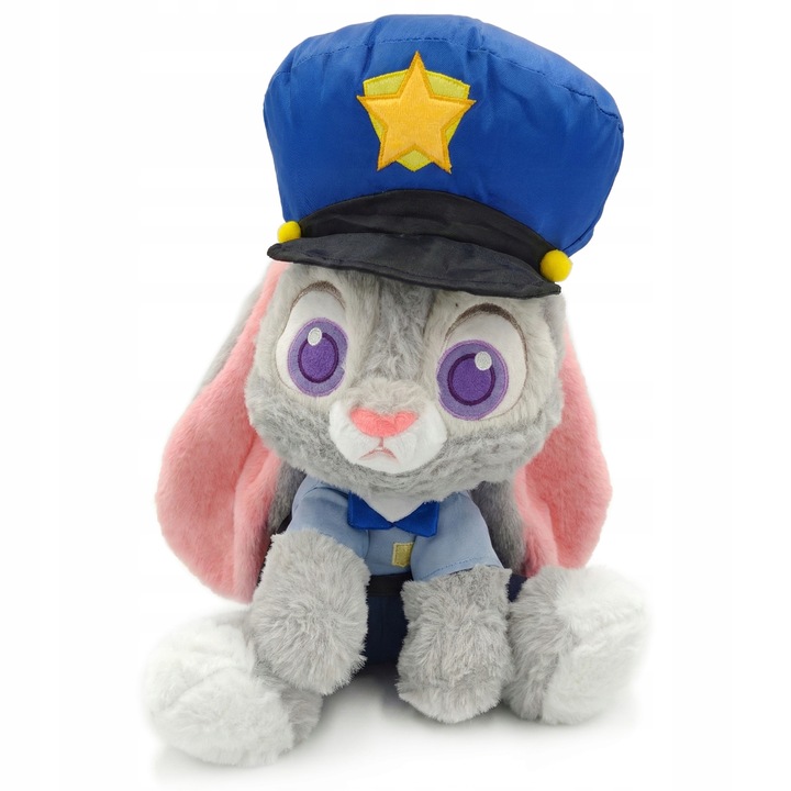 NAGY PLÜSS ÁLLATVÁROS ZOOTOPIA JUDY HOPPS RENDŐR 35cm