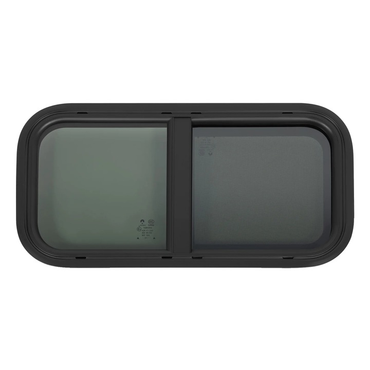 Fereastra pentru RV, sticla securizata, plasa anti-insecte inclusa, 700x400mm, montare duala
