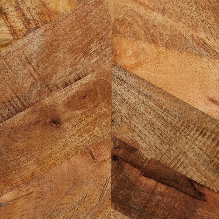 Масички за кафе от мангово дърво - комплект от 2 броя, натурален финиш