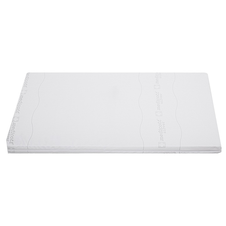 Protectie saltea Kam-Pol Silver Atest Medical, antibacteriana, 100x200x25cm