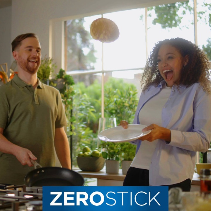 Tigaie Ninja Zerostick Premium C90026DE, 26 cm, tehnologie antiaderenta, pana la 260 °C, inductie, negru