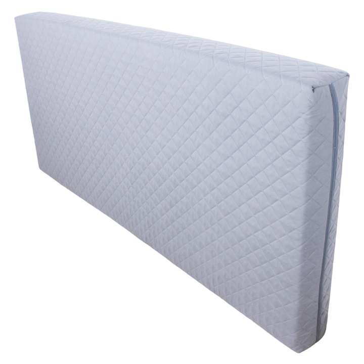 Husa pentru saltea Kam-Pol, gri, 60x120x18 cm, design matlasat, elasticitate
