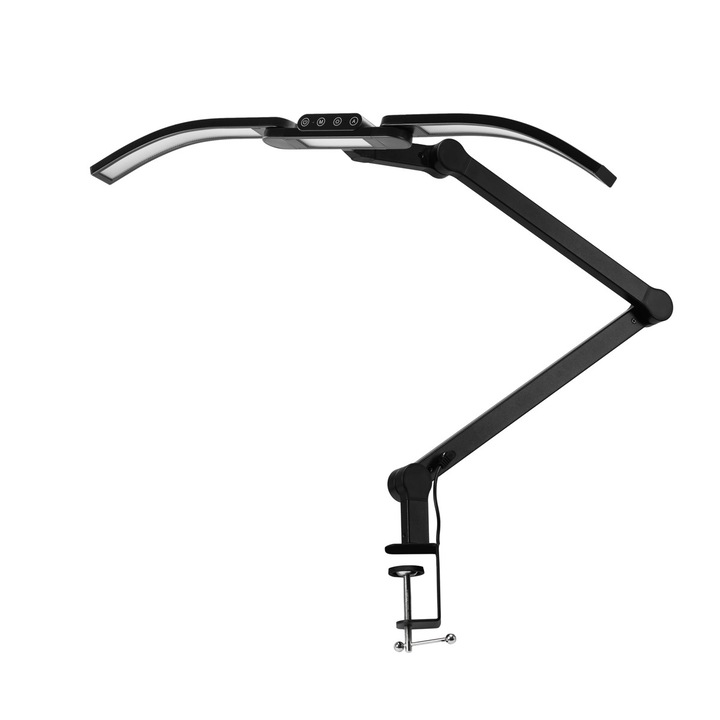 Лампа за третиране Glow L05, за монтаж на плот, черна, 22W, 3000-6500K, пълен комплект