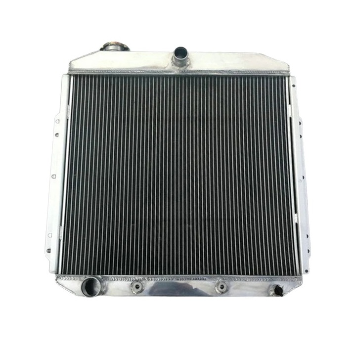 Radiator din aluminiu pentru FORD PICKUP 1953-1956, dimensiuni 670x635x70mm, capacitate de racire crescuta, 2 randuri