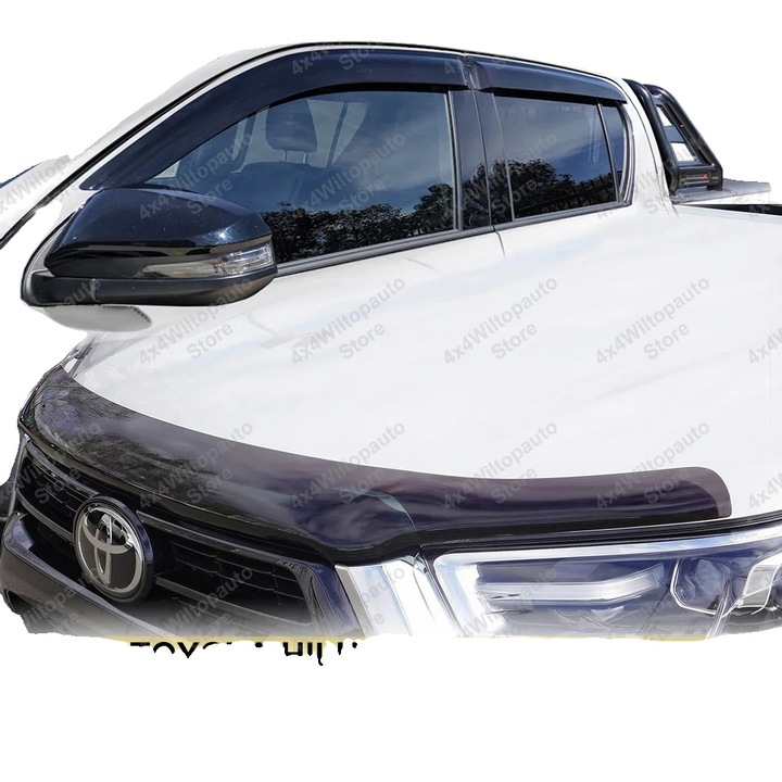 Protectie capota auto, 1 set, instalare usoara, dimensiuni 160x32cm, inaltime 10cm, greutate 2.8kg