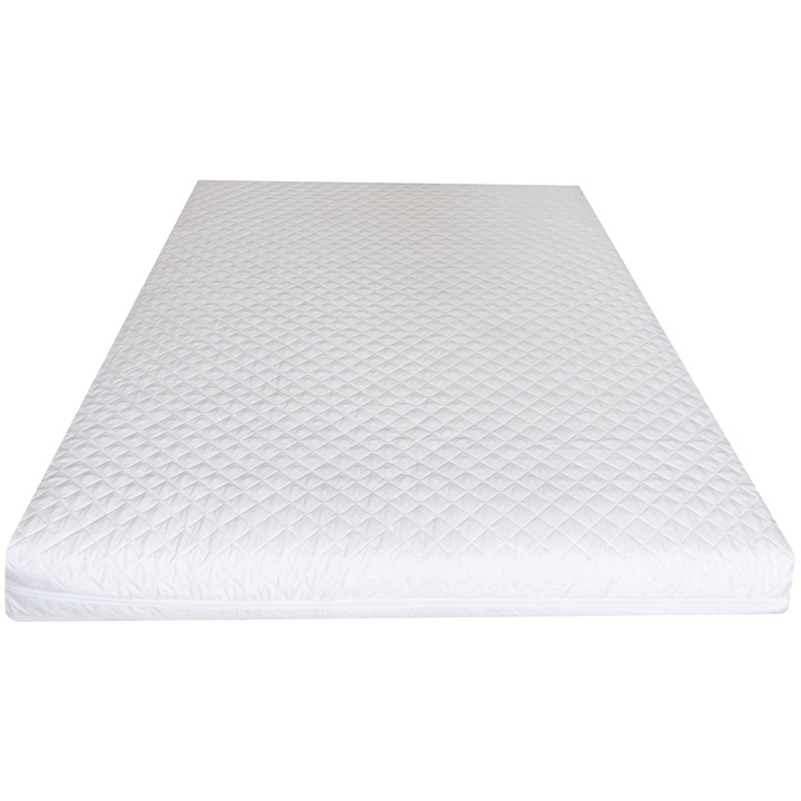 Kam-Pol matracvédő, fehér, 160x200x20cm, steppelt szerkezettel