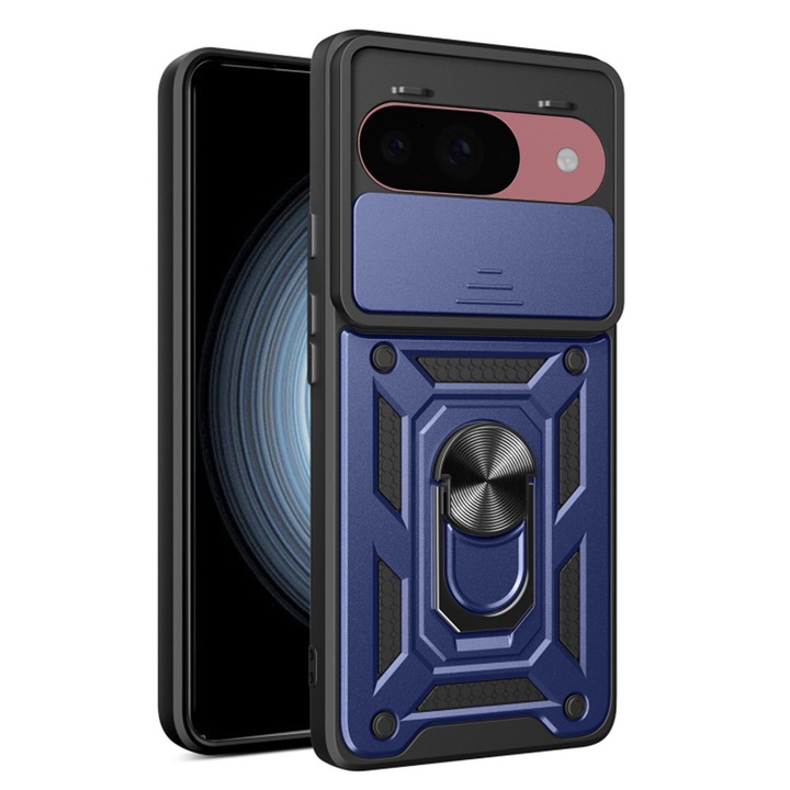 Husa Protectie Compatibila cu Google Pixel 9 / 9 Pro, Tim, Blue