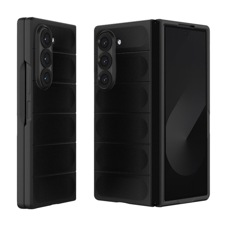 Husa Protectie Compatibila cu Samsung Galaxy Z Fold6, Tim, Black