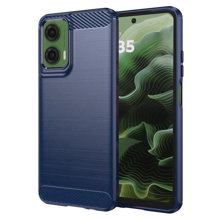Carcasa de protectie pentru Motorola Moto G35, albastru