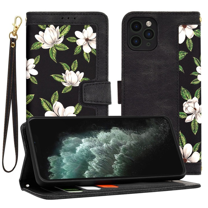 Husa Protectie Compatibila cu iPhone 11 Pro Max, Tim, Flowers of the Dawn