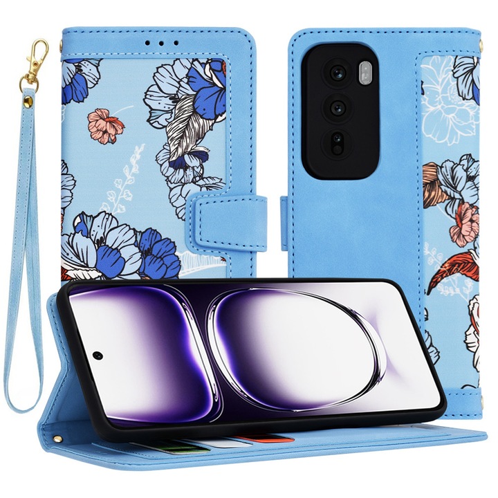 Carcasa de protectie pentru Oppo Reno12, bleu