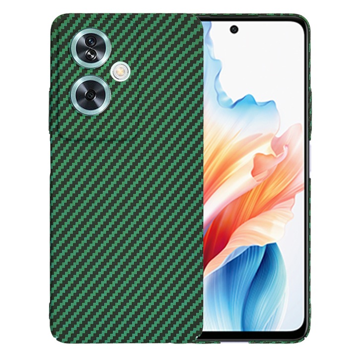 Husa pentru Oppo A79 5G, din Policarbonat, Danex, Culoare Verde