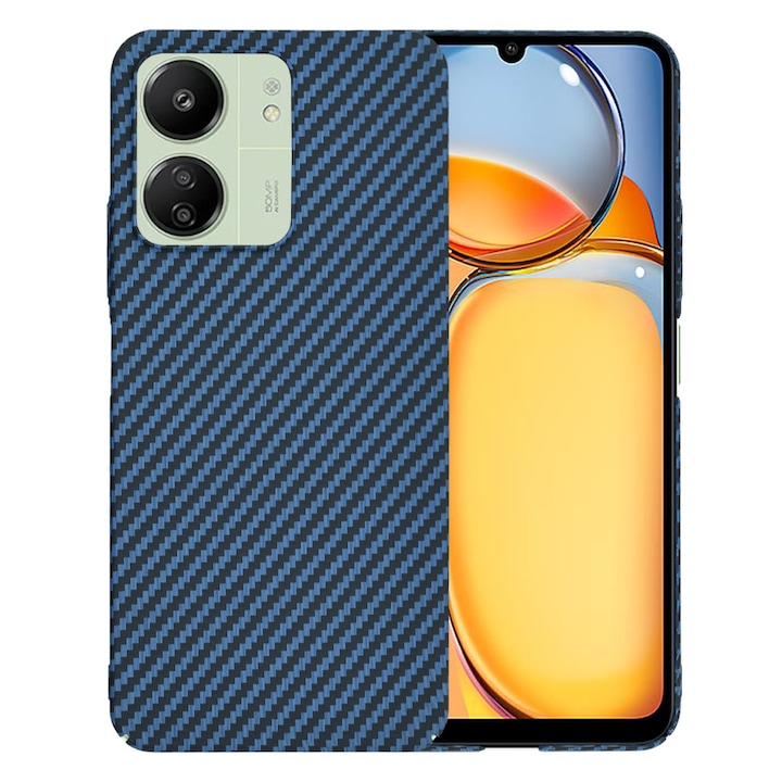 Carcasa de protectie pentru Xiaomi Redmi 13C 4G / Xiaomi Poco C65 / Xiaomi Redmi 13C 5G, cyan