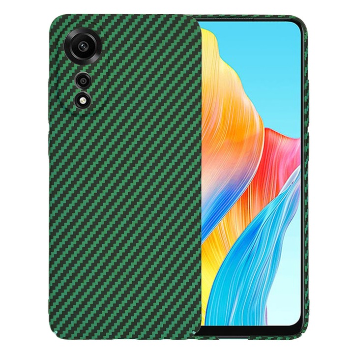 Husa pentru Oppo A78 4G, din Policarbonat, Danex, Culoare Verde