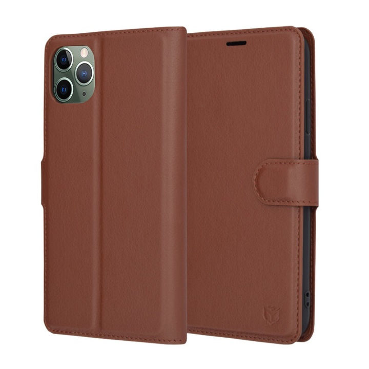 Husa Protectie Compatibila cu iPhone 11 Pro Max, Tim, Brown