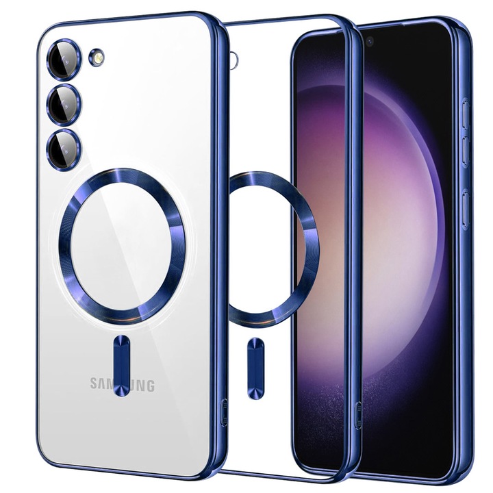 Husa pentru Samsung Galaxy S23, din TPU, Danex, Culoare Albastru