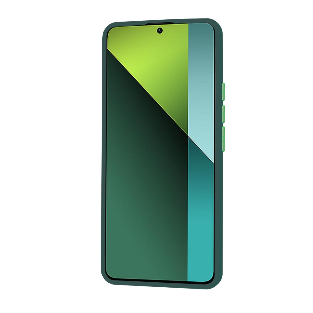 Husa pentru Xiaomi Redmi Note 13 Pro 5G / Poco X6, Accesorio HaloFrost Series, Midnight Green