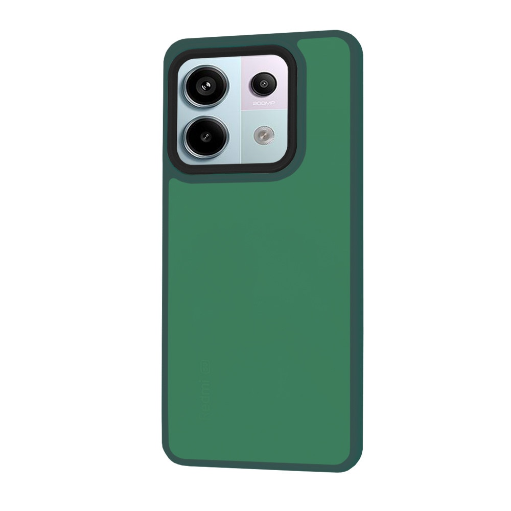 Husa pentru Xiaomi Redmi Note 13 Pro 5G / Poco X6, Accesorio HaloFrost Series, Midnight Green