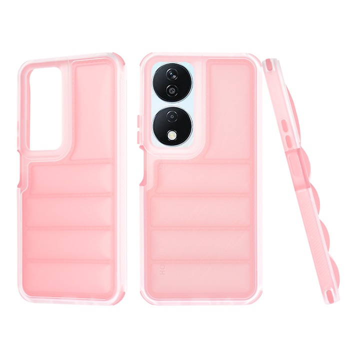 Set Husa Silicon si Folie Sticla pentru Honor X7b, Stef's Cat Ultra Protect