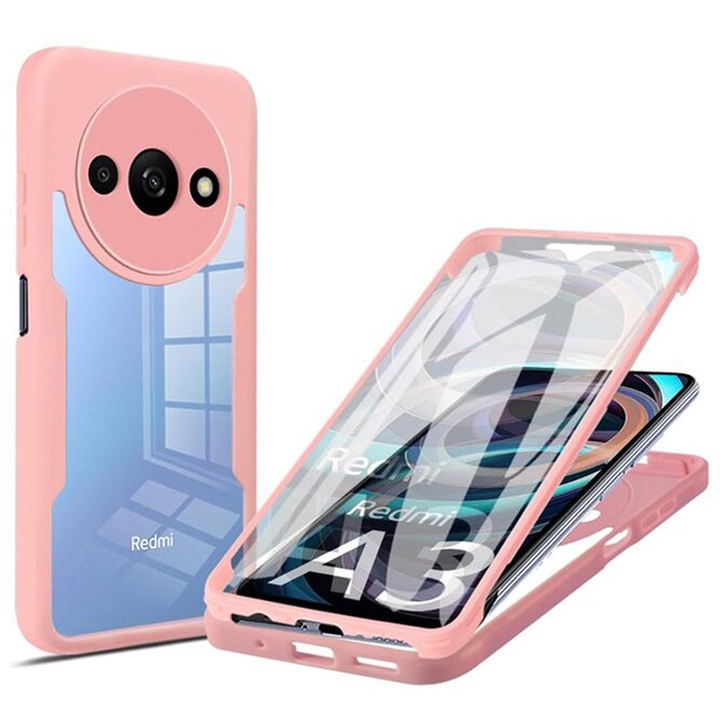 Husa Protectie Compatibila cu Xiaomi Redmi A3 / Redmi A3x, Tim, Pink