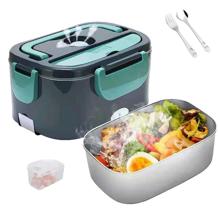 Cutie alimentara electrica, incalzitor portabil, control inteligent al temperaturii, 5L, 12V-220V