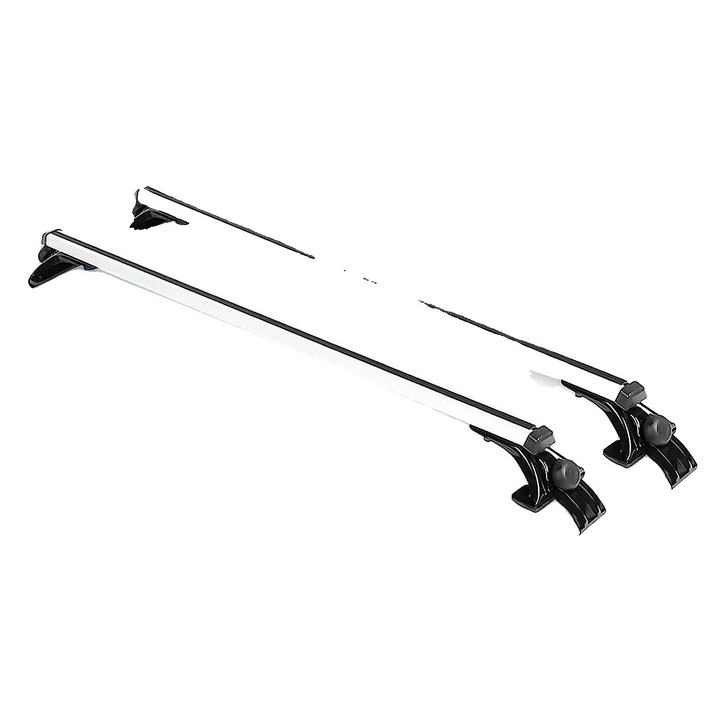 Autó tetőtartó, 75 kg teherbírás, 122-130 cm tetőszélesség, egyszerű rögzítés, többféle rögzítési lehetőség