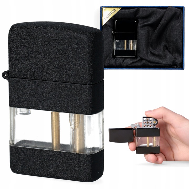 Bricheta XTECH, benzina, neagra, 60x35x13mm