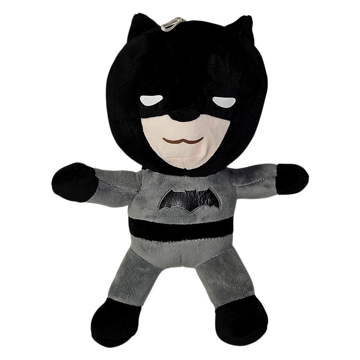 Jucarie de plus supererou Batman pentru copii, inaltime 30 cm, Velve