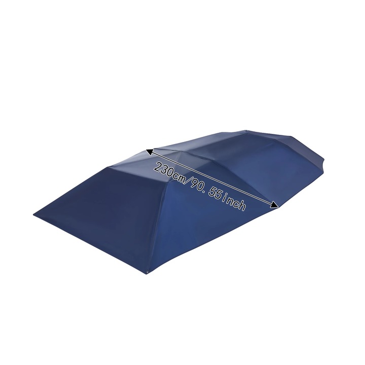 Сенник за кола, UV защита, лесен монтаж, син, стандартни размери