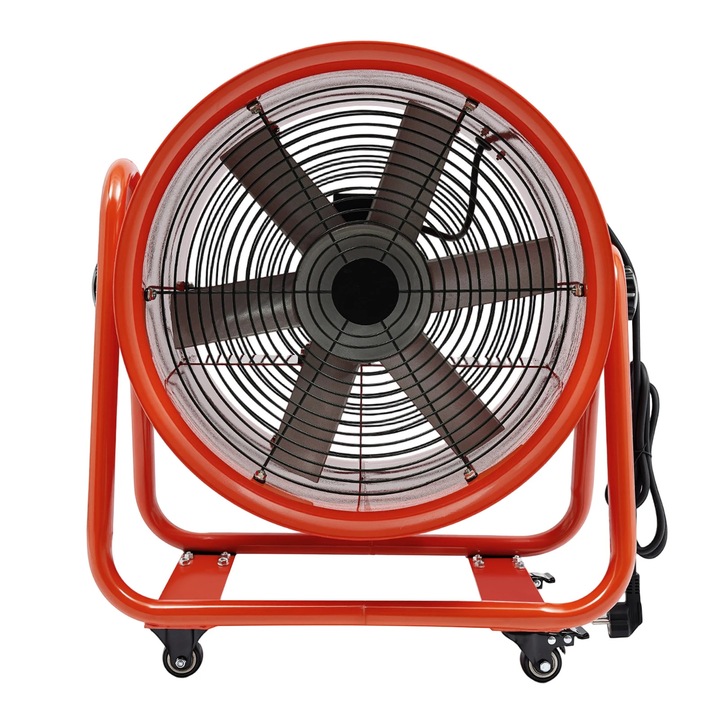 Hordozható ventilátor, 1100W, nagy légáramlási kapacitás, állítható szög, 40cm