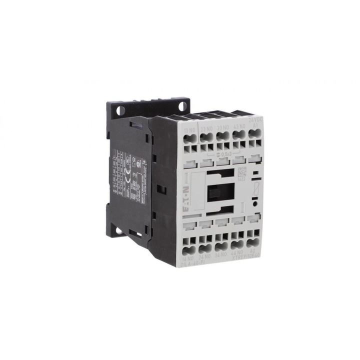 Contactor auxiliar Eaton DILA-40, 4 contacte, 24VDC, 70x50mm