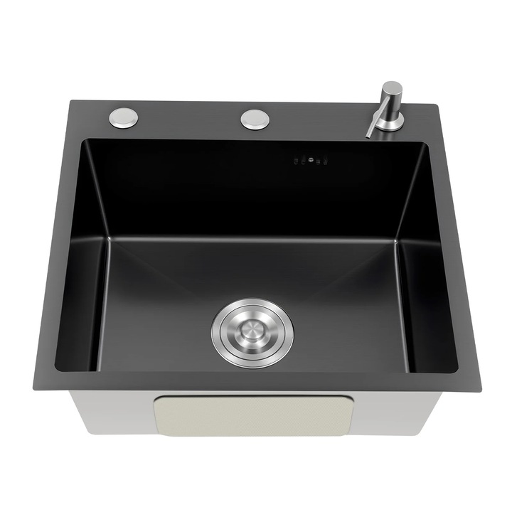 Chiuveta de bucatarie, dispenser de sapun, optiuni multiple de instalare, 6.76oz, 50x45x20cm