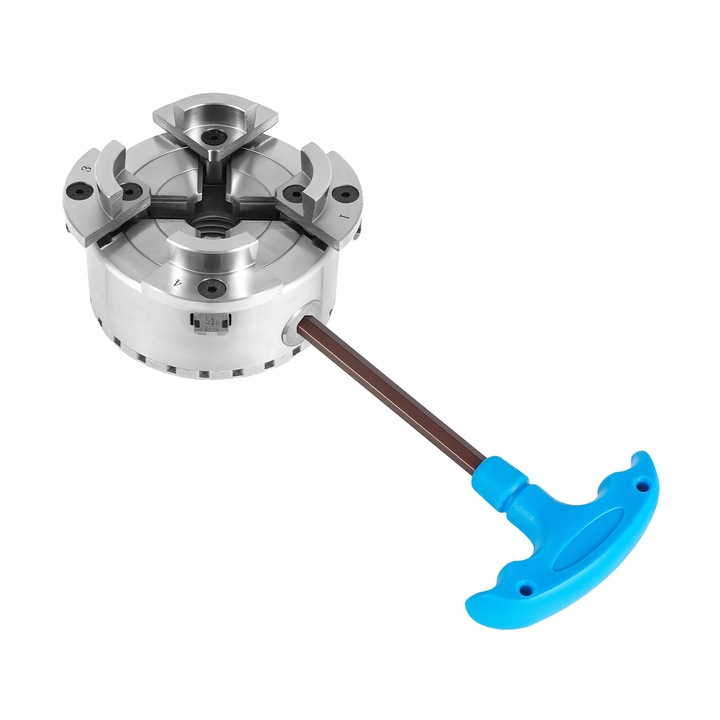 Mandrina de autocentrare, Argintiu, 4 falci