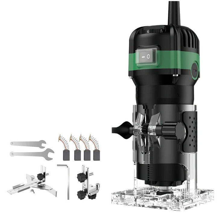 Masina de frezat electrica, 800W, 33000 RPM, 6 viteze