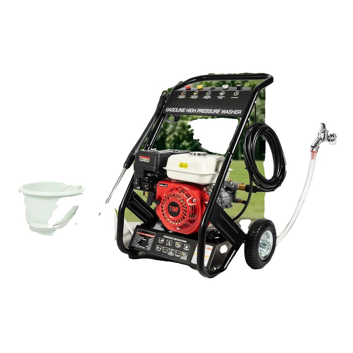 Aparat de spalat cu presiune, 2200 PSI, 7.5 hp, 5 duze, 56x50x81cm