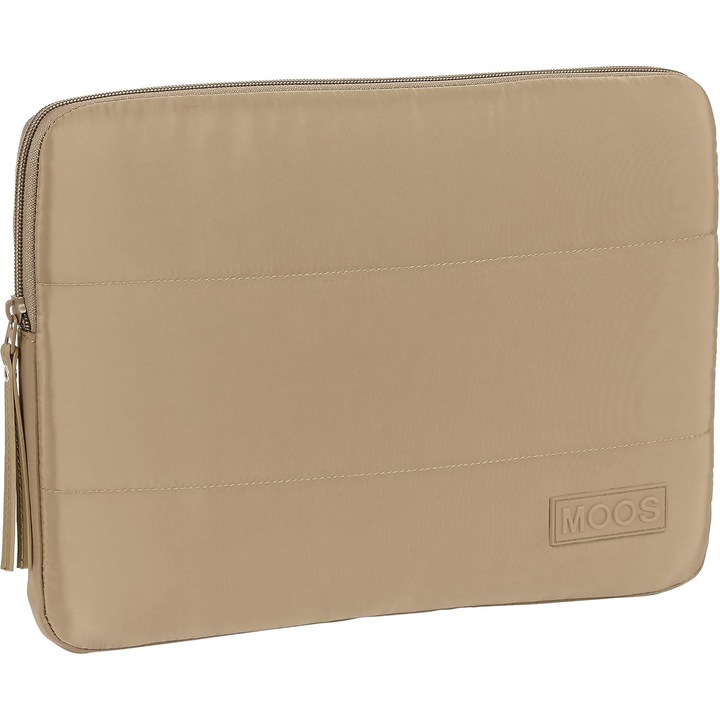 Калъф за лаптоп safta Moss Capsule, подплатен, камилско кафяв, 34x25x2 см