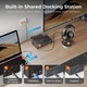 TESmart USB-C KVM kapcsoló 4K@60Hz, 2 PC, 3 monitor, DisplayPort, HDMI