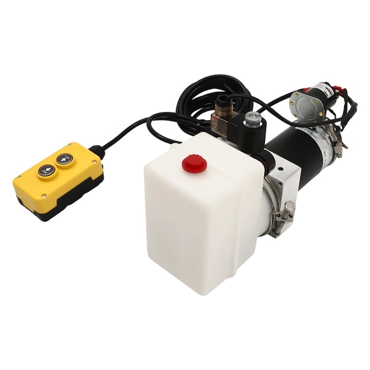 Електрическа хидравлична помпа, 800W, дистанционно управление, многоцветна, 12V, 5.8кг