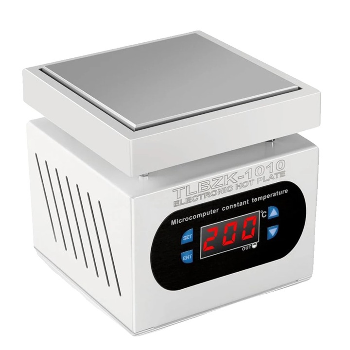 Elektromos főzőlap, 350W, 100x100mm, biztonságos kialakítás, fejlett hőmérséklet-szabályozás