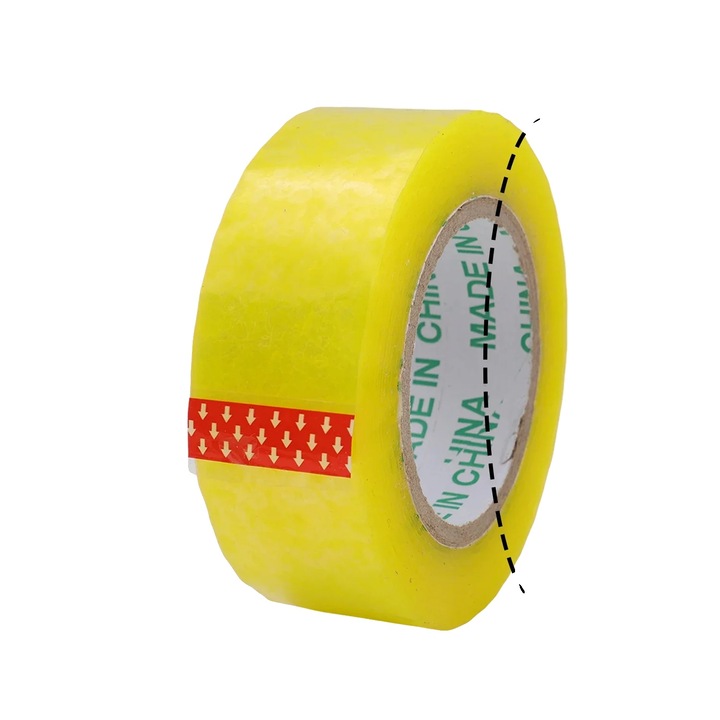 Banda adeziva transparenta, 30mm latime, lungime 10m, set 180M