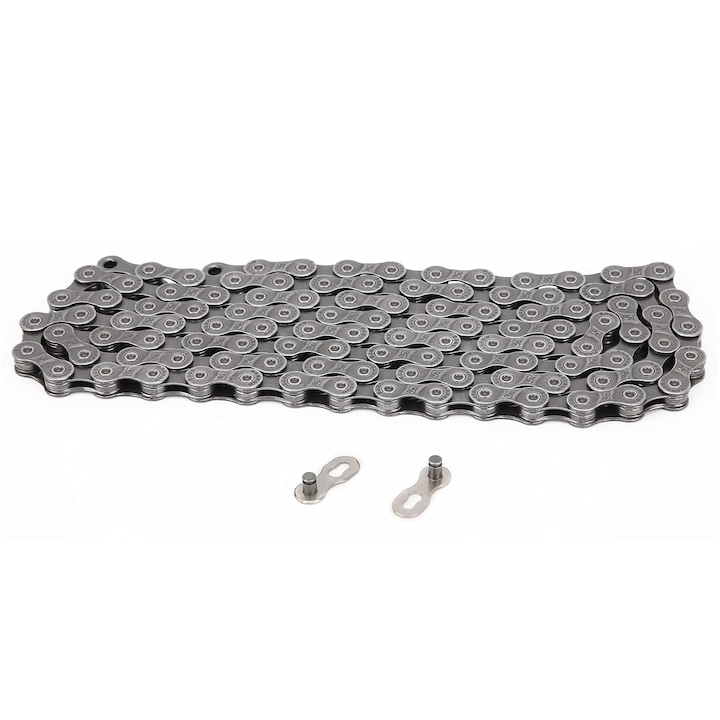 Lant Bicicleta 9 Viteze, 110 Zale, Otel Carbon, Legatura Rapida