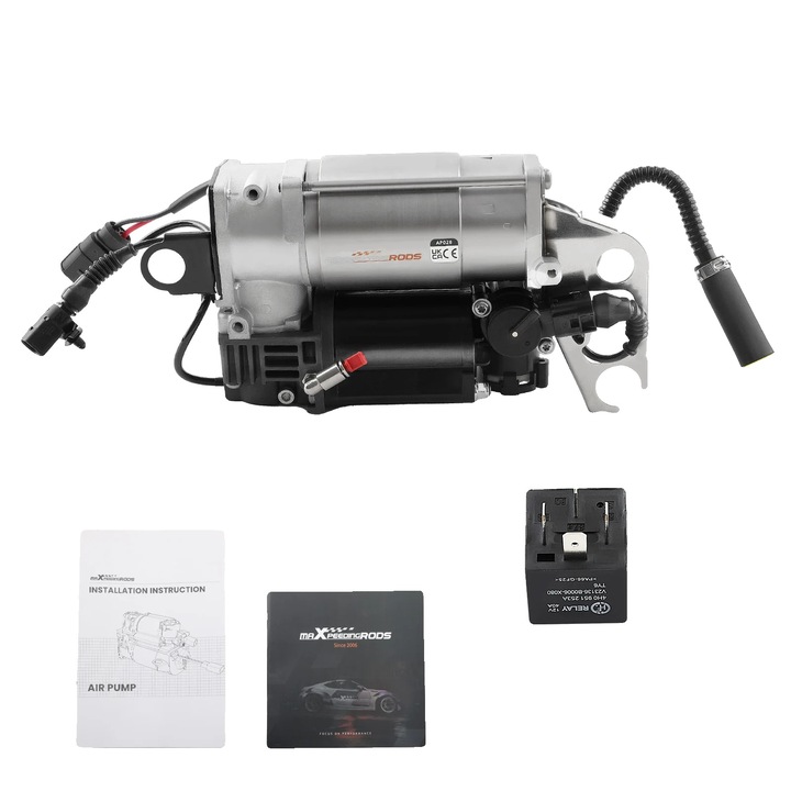 Compresor aer suspensie, 31.6x21.3x19.6 cm, 14-17 bar, DC 13V, -30C la 80C