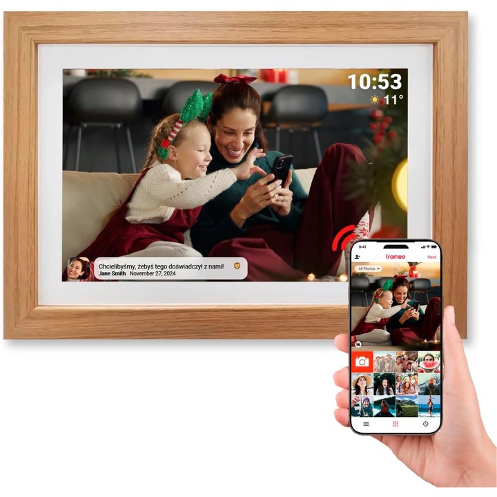 Denver PFF-1543LW Wi-Fi 15.6" Full HD IPS digitális képkeret