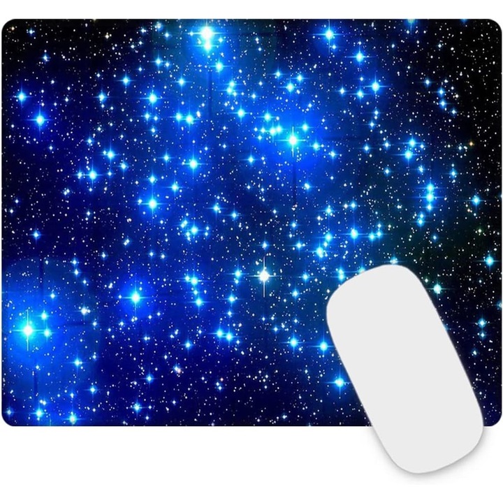 Mousepad Gaming cu Margini Cusute, 26x21x0.3cm, Negru